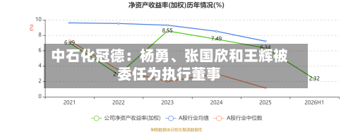 中石化冠德：杨勇、张国欣和王辉被委任为执行董事-第2张图片