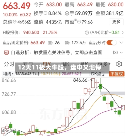 12天11板大牛股，盘中又涨停-第2张图片