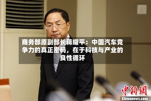 商务部原副部长蒋耀平：中国汽车竞争力的真正密码，在于科技与产业的良性循环-第2张图片