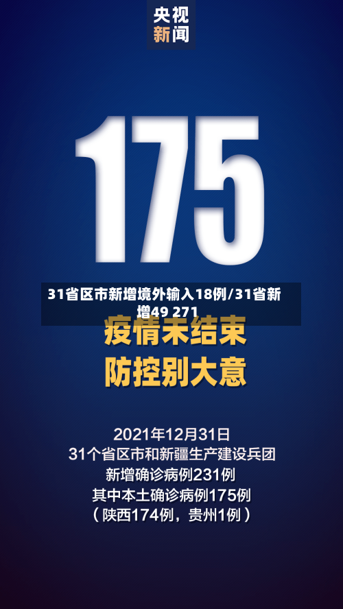 31省区市新增境外输入18例/31省新增49 271-第2张图片
