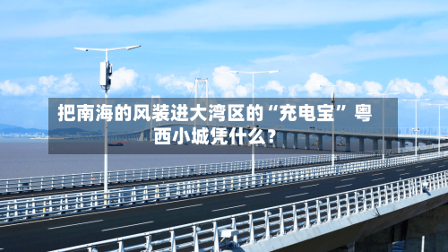 把南海的风装进大湾区的“充电宝” 粤西小城凭什么？-第2张图片