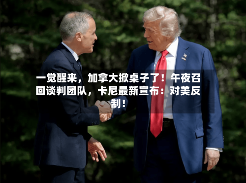 一觉醒来	，加拿大掀桌子了！午夜召回谈判团队，卡尼最新宣布：对美反制！-第2张图片