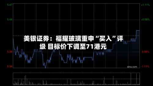 美银证券：福耀玻璃重申“买入	”评级 目标价下调至71港元-第2张图片