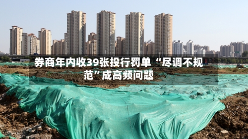 券商年内收39张投行罚单 “尽调不规范”成高频问题-第2张图片
