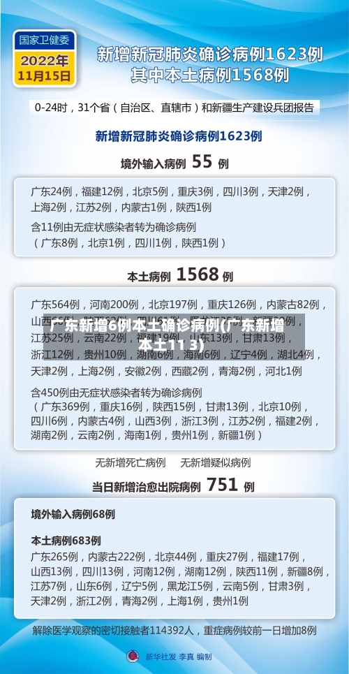广东新增6例本土确诊病例(广东新增本土11 3)