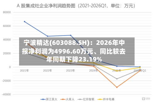 宁波精达(603088.SH)：2026年中报净利润为4996.60万元、同比较去年同期下降23.19%-第3张图片