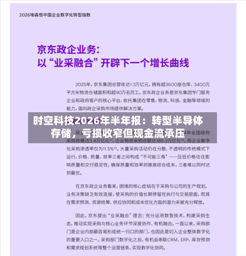 时空科技2026年半年报：转型半导体存储	，亏损收窄但现金流承压-第2张图片