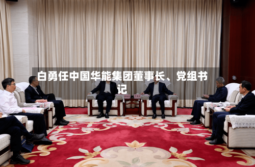 白勇任中国华能集团董事长、党组书记