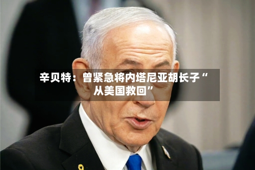 辛贝特：曾紧急将内塔尼亚胡长子“从美国救回	”-第2张图片