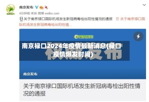 南京禄口2024年疫情最新消息(禄口疫情爆发时间)-第3张图片