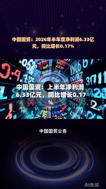 中国国贸：上半年净利润6.33亿元	，同比增长0.17%-第2张图片