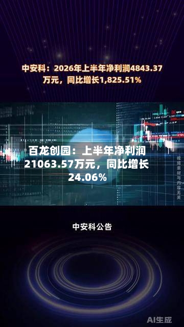 百龙创园：上半年净利润21063.57万元，同比增长24.06%-第2张图片