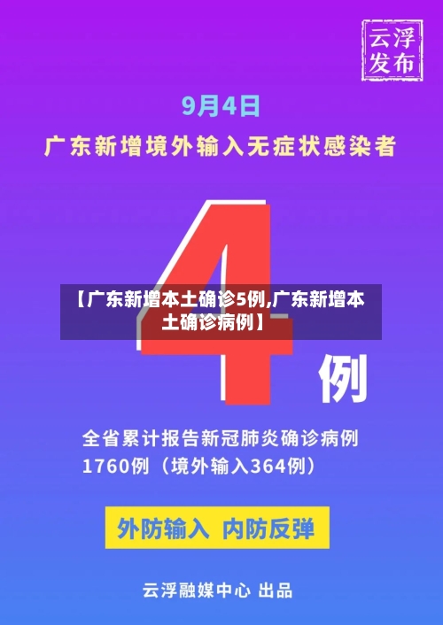 【广东新增本土确诊5例,广东新增本土确诊病例】