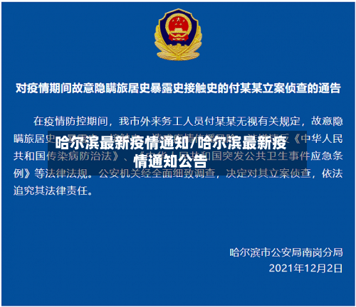 哈尔滨最新疫情通知/哈尔滨最新疫情通知公告-第2张图片