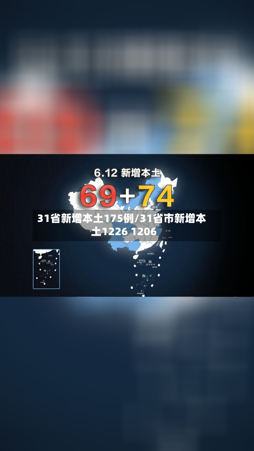 31省新增本土175例/31省市新增本土1226 1206-第2张图片