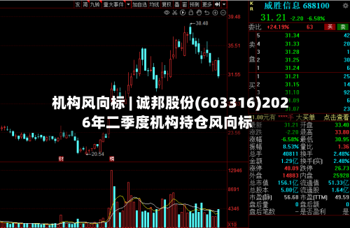 机构风向标 | 诚邦股份(603316)2026年二季度机构持仓风向标-第2张图片