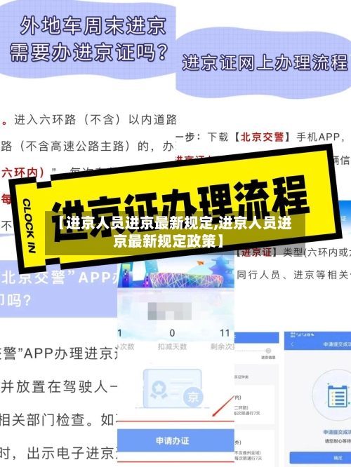 【进京人员进京最新规定,进京人员进京最新规定政策】