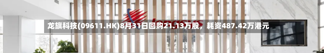 龙旗科技(09611.HK)8月31日回购21.13万股，耗资487.42万港元-第2张图片