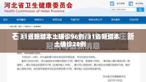 31省新增本土确诊96例/31省新增本土确诊28例
