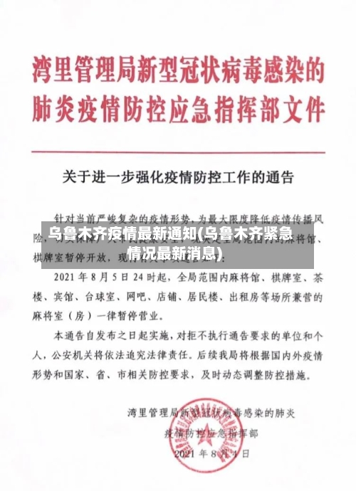 乌鲁木齐疫情最新通知(乌鲁木齐紧急情况最新消息)-第2张图片