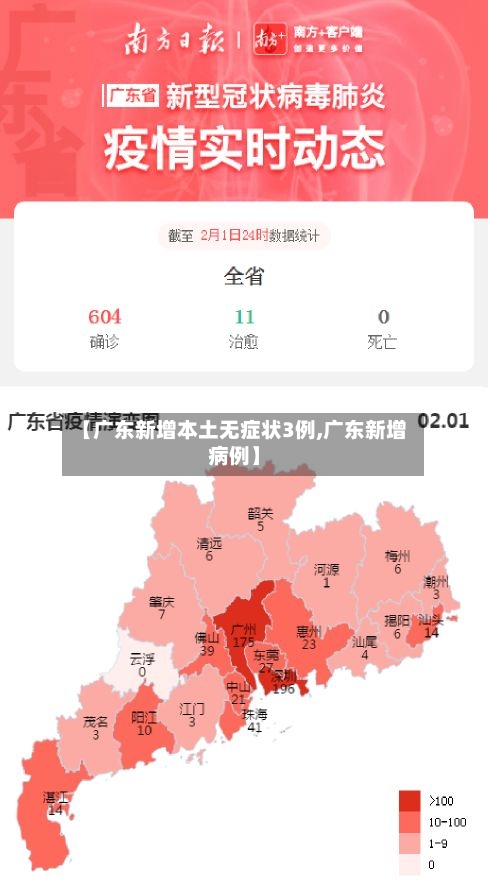 【广东新增本土无症状3例,广东新增病例】