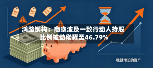 鸿路钢构：商晓波及一致行动人持股比例被动稀释至46.79%