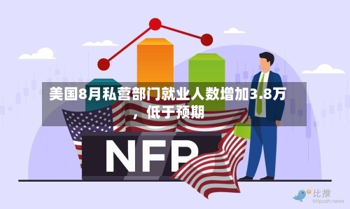 美国8月私营部门就业人数增加3.8万，低于预期-第2张图片