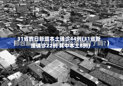 31省昨日新增本土确诊44例(31省新增确诊22例 其中本土8例)