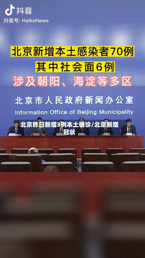 北京昨日新增3例本土确诊/北京新增冠状