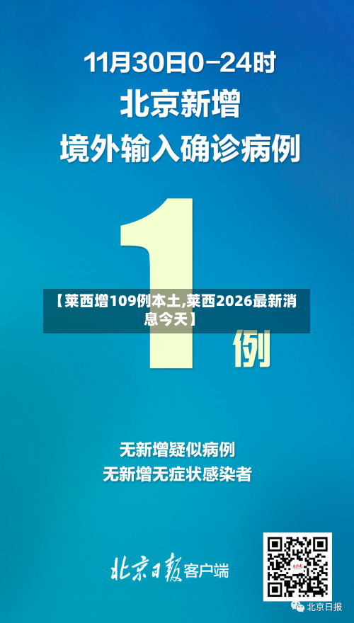 【莱西增109例本土,莱西2026最新消息今天】-第3张图片