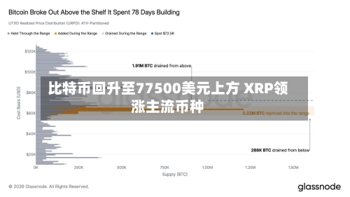 比特币回升至77500美元上方 XRP领涨主流币种-第2张图片