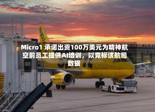 Micro1 承诺出资100万美元为精神航空前员工提供AI培训，以竞标该航司数据-第2张图片