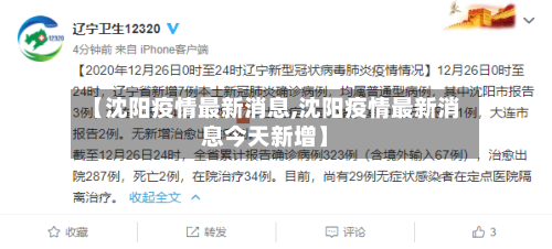 【沈阳疫情最新消息,沈阳疫情最新消息今天新增】-第3张图片