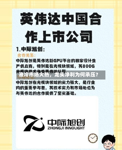 液冷市场火热	，龙头净利为何承压？-第2张图片