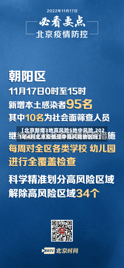 【北京新增3地高风险5地中风险,2021年4月北京疫情是中高风险地区吗】-第2张图片