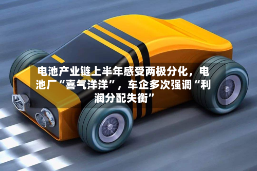 电池产业链上半年感受两极分化，电池厂“喜气洋洋”，车企多次强调“利润分配失衡”